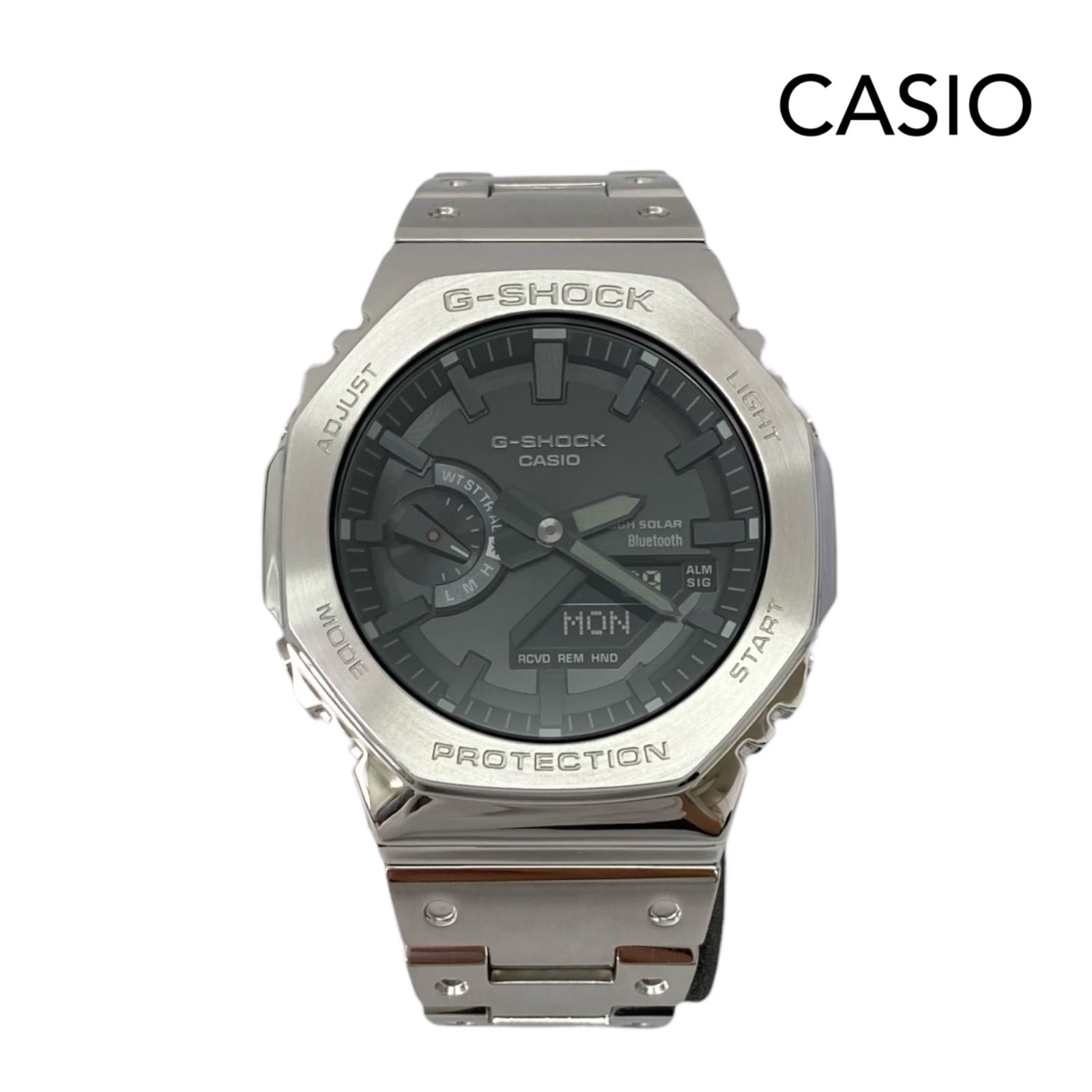 【箱付き】CASIO カシオ　GM-B2100SD　2100 シリーズ　FULL METAL　フルメタル　タフソーラー　腕時計
