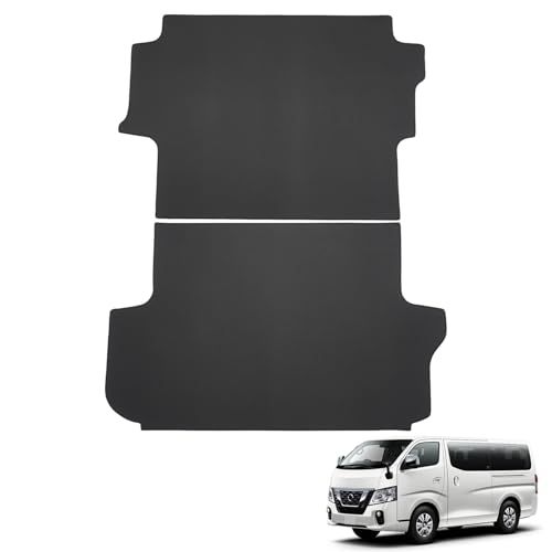 R★nv350 キャラバン E26 ラゲッジマット 2D トランクマット nv350 GX専用 5人乗り ラゲッジトレイ カーゴマット 2017年7月? キャラバン NV350 E26カスタムパーツ PVC滑り止め素材 巻け収納 耐摩擦 耐汚れ 車種専用 装着