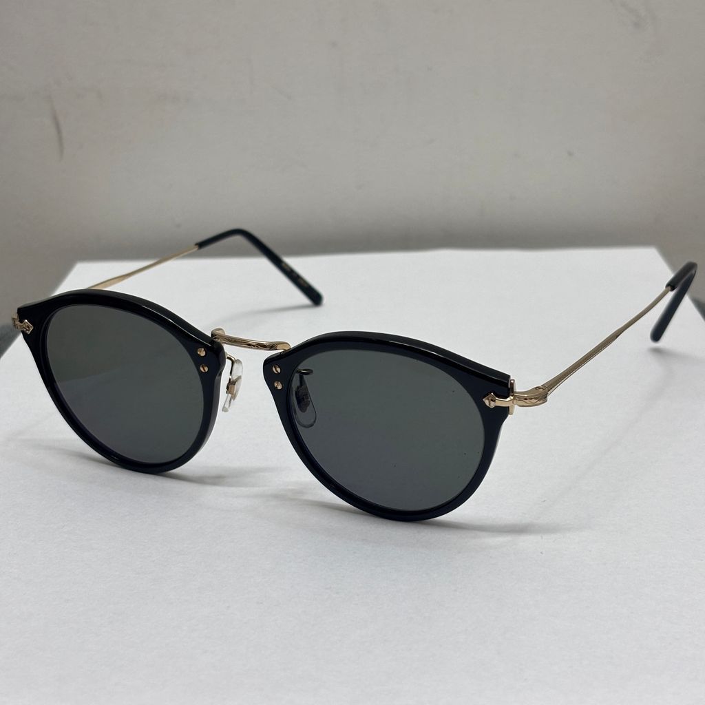 EYEVAN アイヴァン E-0505 サングラス ブラック ゴールド size:47□ 24-145【中目黒B06】