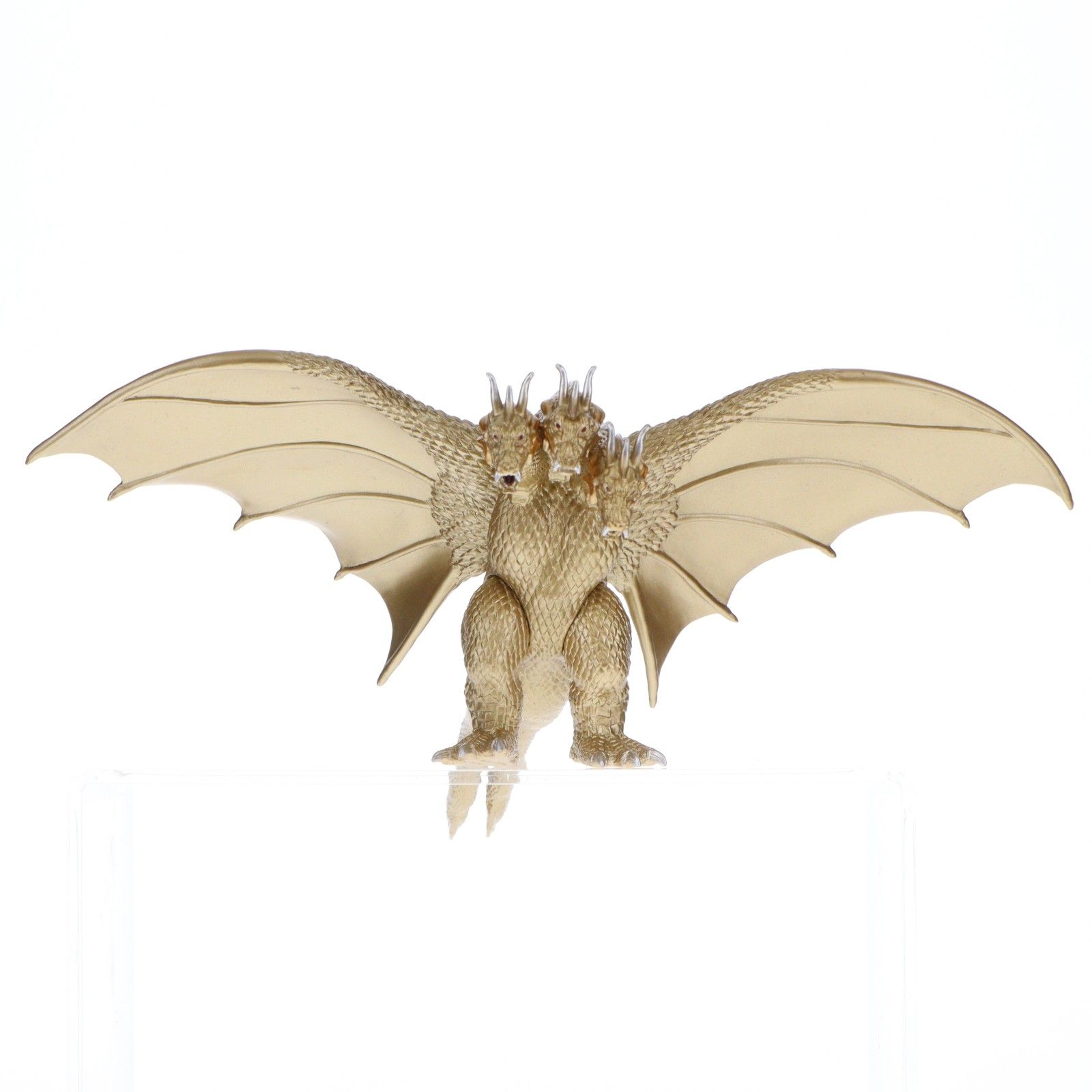 （美品）キングギドラ　平成モスラシリーズ版　大型ソフビ ムービーモンスターシリーズ キングギドラ(2001) ゴジラ・モスラ