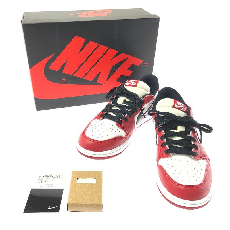 【中古品】 NIKE ナイキ AIR JORDAN 1 RETRO LOW OG CHICAGO HQ6998-600 エアジョーダン 1 レトロ ロー オリジナル シカゴ スニーカー 靴 【160-260608-ty-02-tagh】