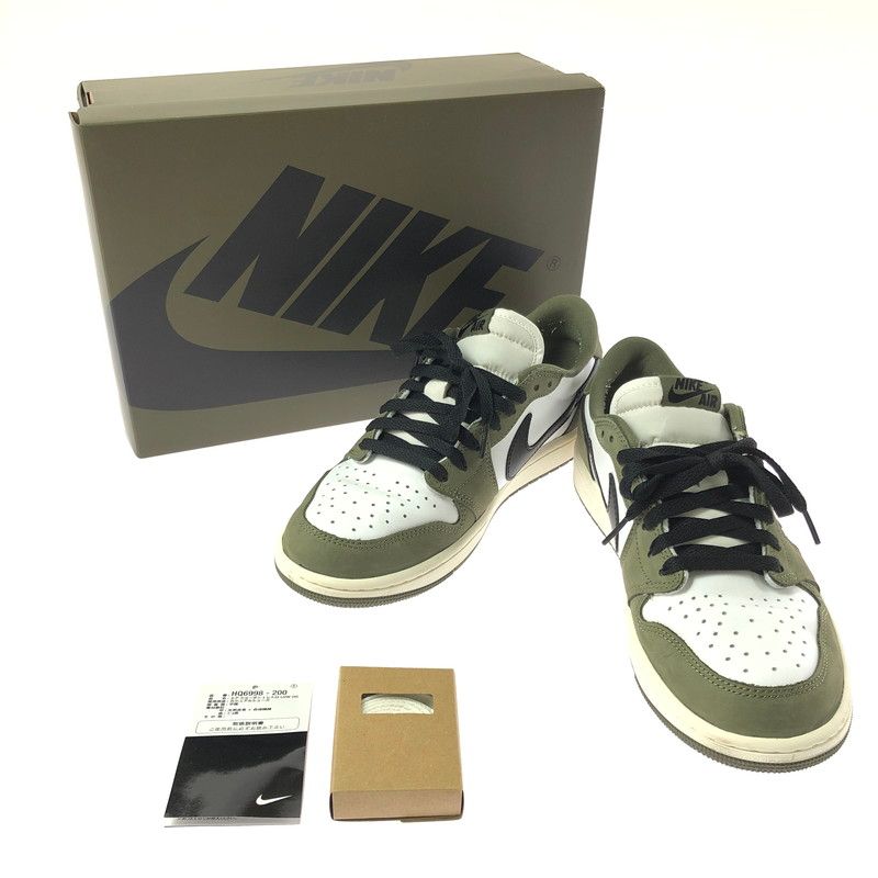 【中古品】 NIKE ナイキ AIR JORDAN 1 LOW OG HQ6998-200 エアジョーダン 1 ロー オリジナル ミディアムオリーブ サミットホワイト スニーカー 靴 【160-260608-ty-03-tagh】 10,582円