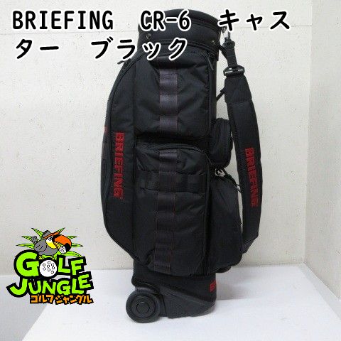 【中古】キャディバッグ BRIEFING　CR-6　キャスター　ブラック 0　キャディバッグ カート おすすめ　[3647]