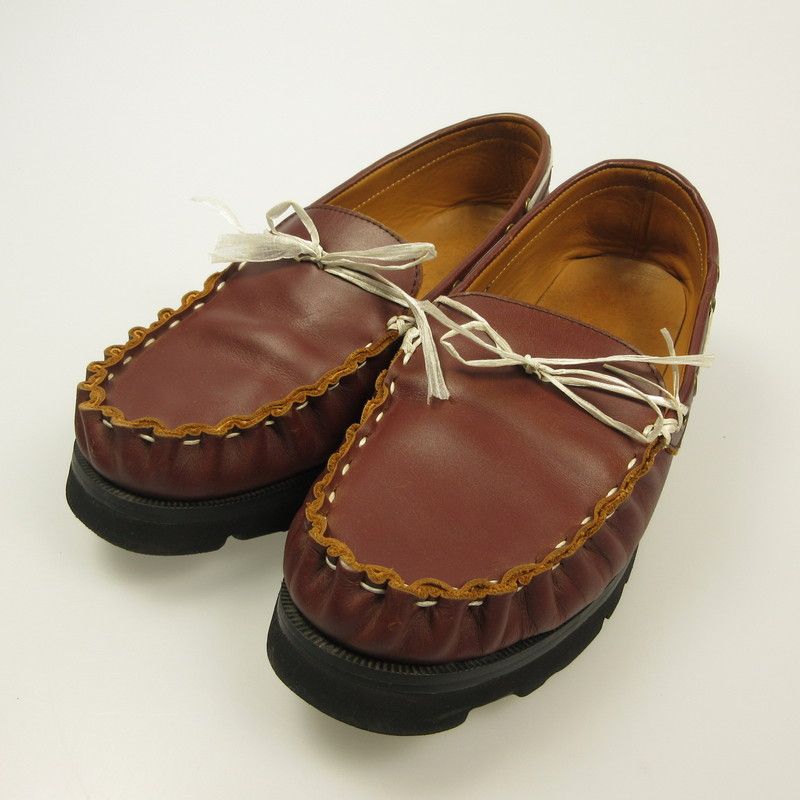 【姫路東店】 中古 TOMO&CO トモアンドシーオー  ローファー DYNEEMA MOCCASINS ブラウン 【127】 姫路東店】 中古 TOMO&CO トモアンドシーオー ローファー DYNEEMA