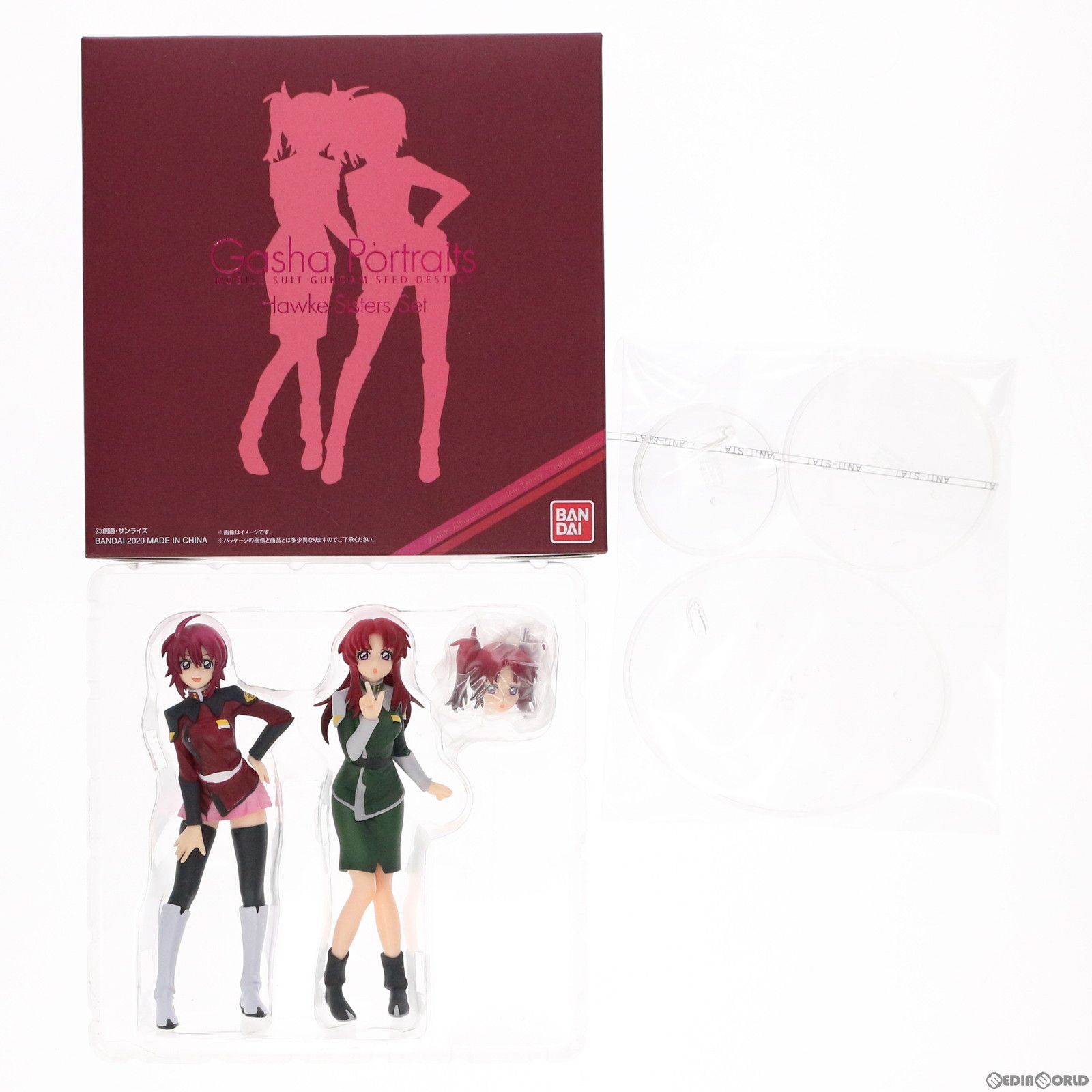 プレミアムバンダイ限定 GashaPortraits(ガシャポートレイツ) ホーク姉妹セット 機動戦士ガンダムSEED DESTINY(シード デスティニー) 完成品 フィギュア バンダイ
