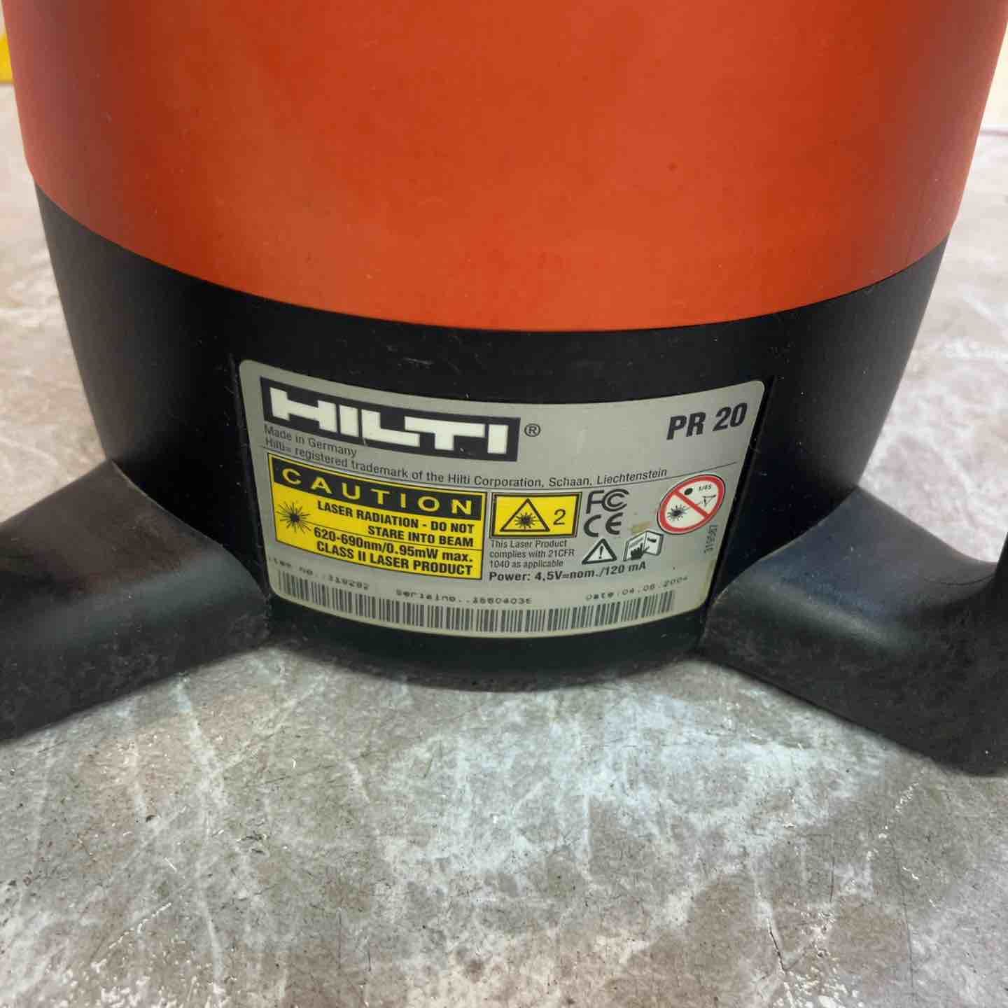 ◇ ヒルティ(HILTI) 回転レーザー(レベルプレーナー) PR20【八潮店 