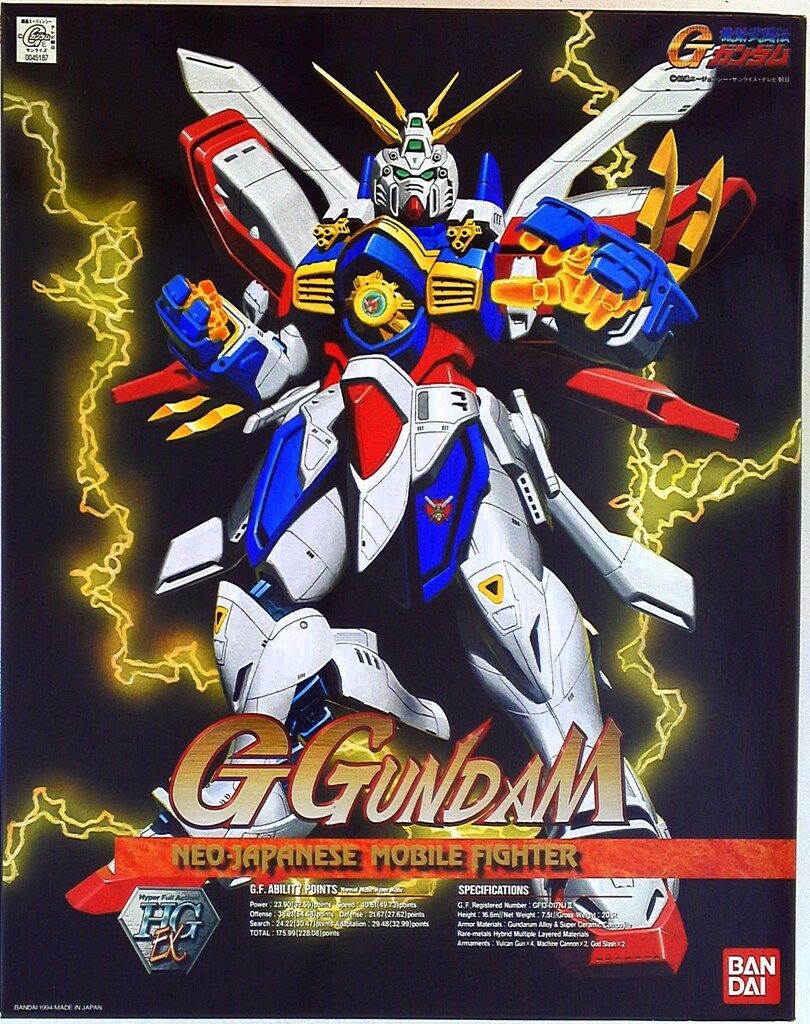 バンダイ 機動武闘伝Gガンダム ゴッドガンダム/1/60