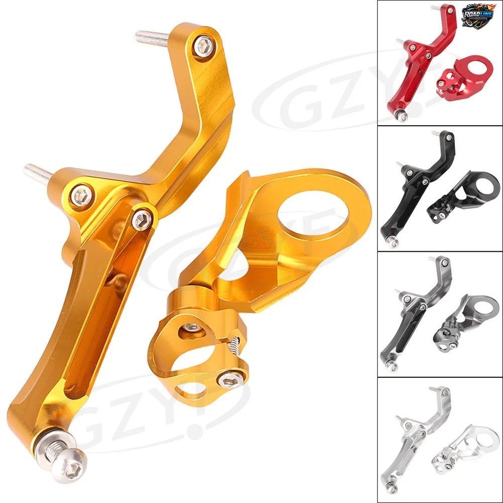 スズキ GSXR1000 2009 - 15 用バイクステアリングダンパースタビライザーブラケットマウントホルダーセット