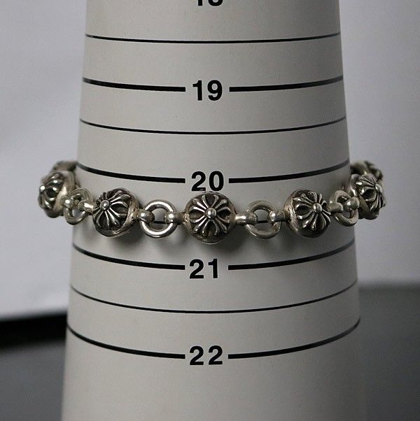 CHROME HEARTS 新宿店 クロムハーツ ♯2 クロスボール ブレス メンズ