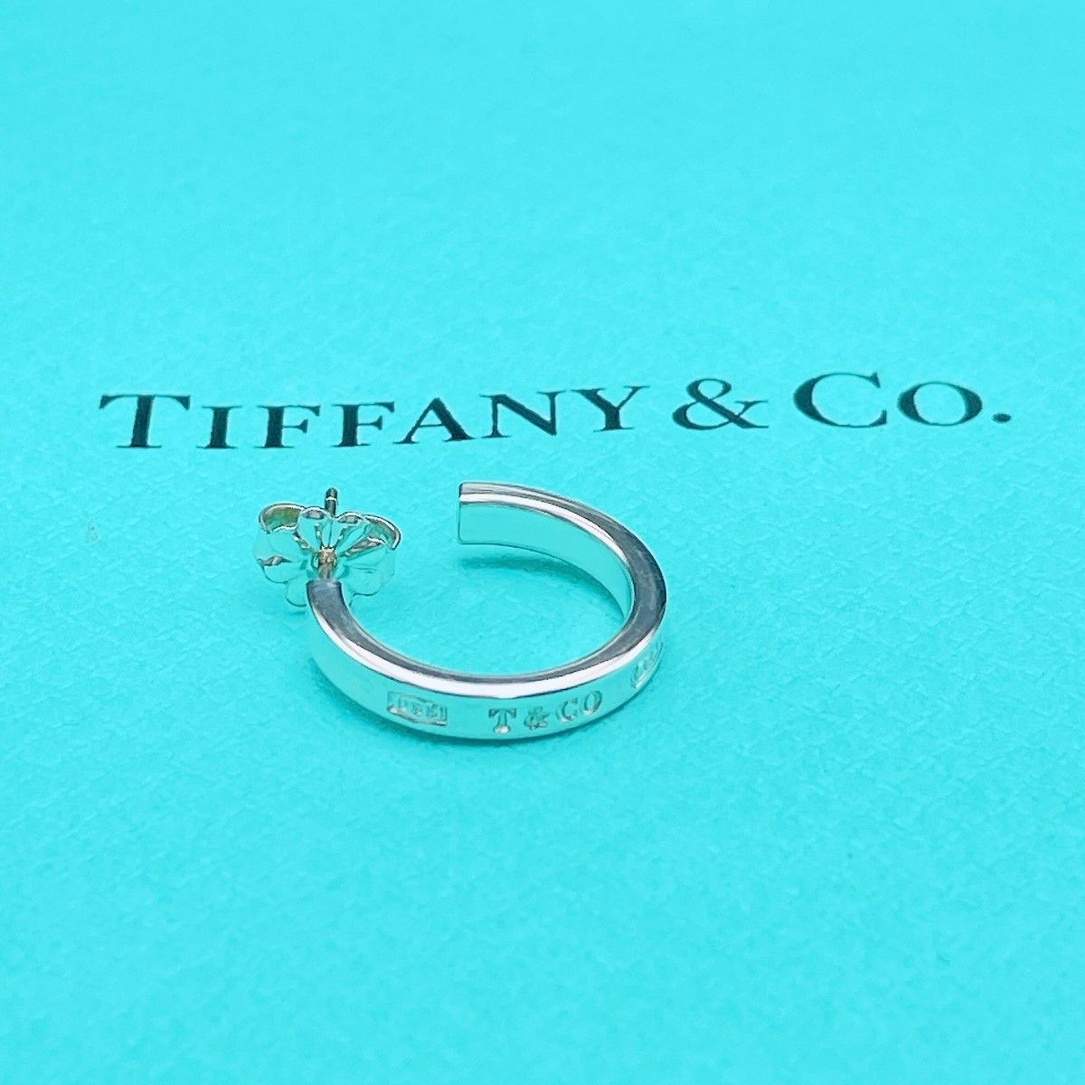 ◇ティファニー◇新品仕上済 Tiffany&Co. 1837 スモール フープピアス 片耳用 シルバー Ag925 2.15g ブランド