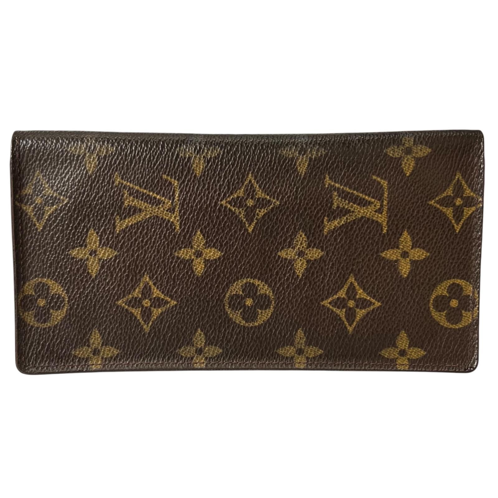 美品 LOUIS VUITTON ルイ・ヴィトン ポルトバルール・カルトクレディー 長財布 モノグラムキャンバス ブラウン レディース【中古】【送料無料】