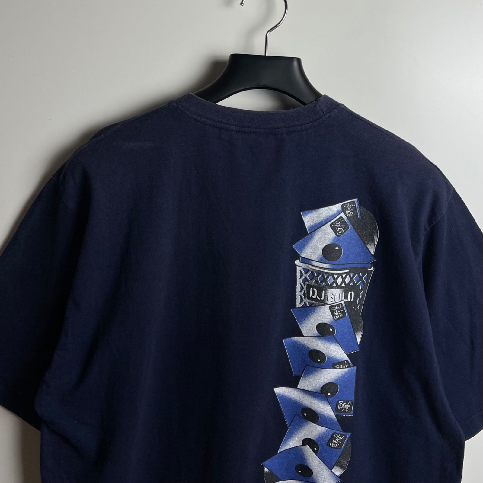 SOHK 00s B-BOY old DJ Tee XL ショック B系 DJ プリント Tシャツ