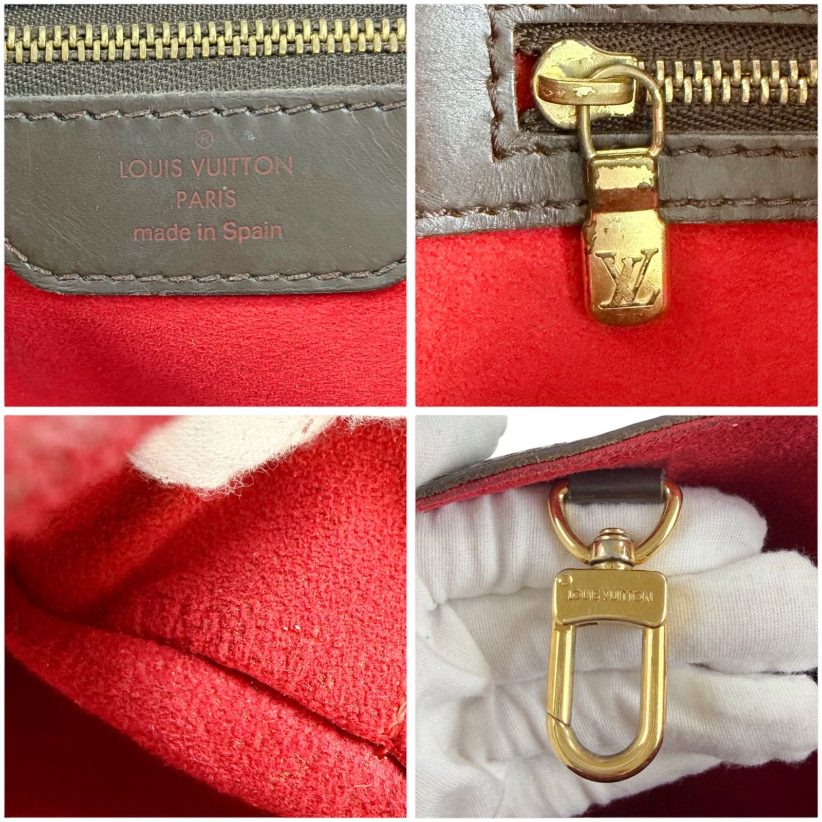 LOUISVUITTON ルイヴィトン ダミエレザー エベヌ ハムステッドMM 