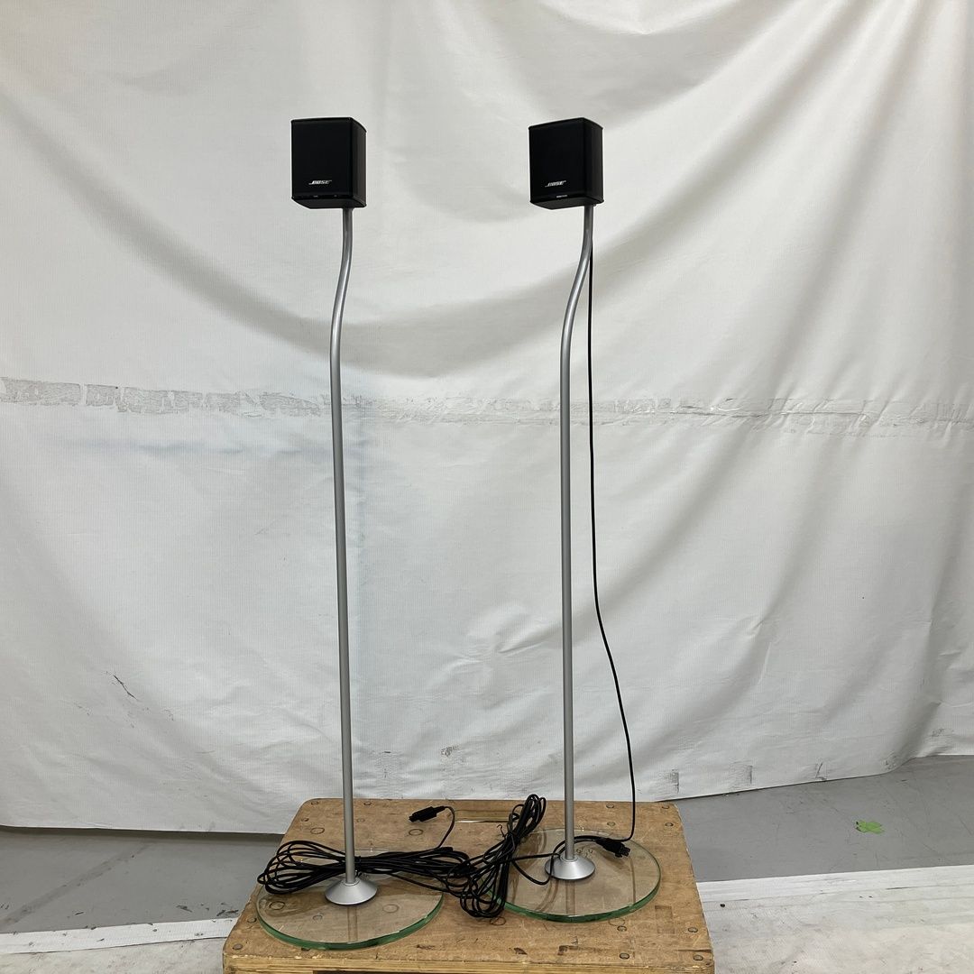 BOSE Virtually Invisible 300 ワイヤレス サラウンド スピーカー ペア GFS-20 フロアスタンド付き ボーズ 中古 W11319176