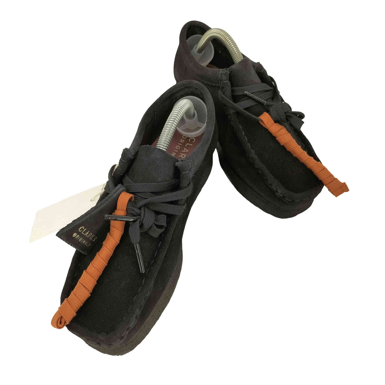 クラークスオリジナルズ Clarks ORIGINALS WALLABEE BLACK SDE レディース UK：4