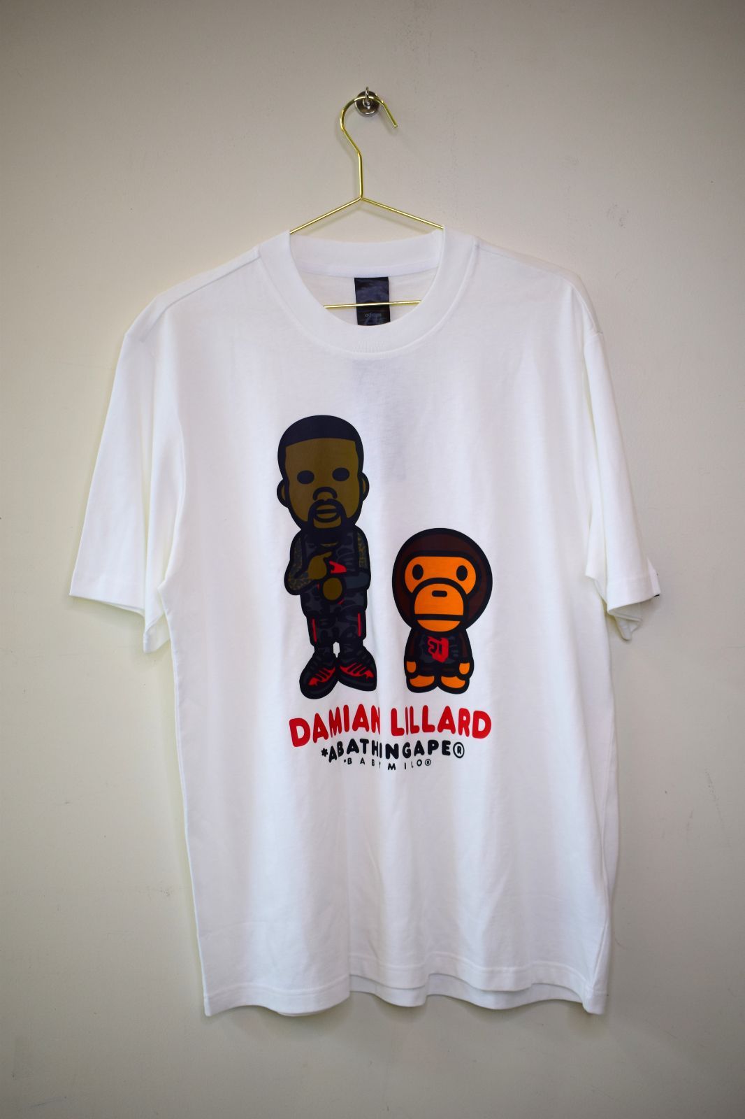 A BATHING APE × Adidas / DAME BAPE BABY MILO Tee