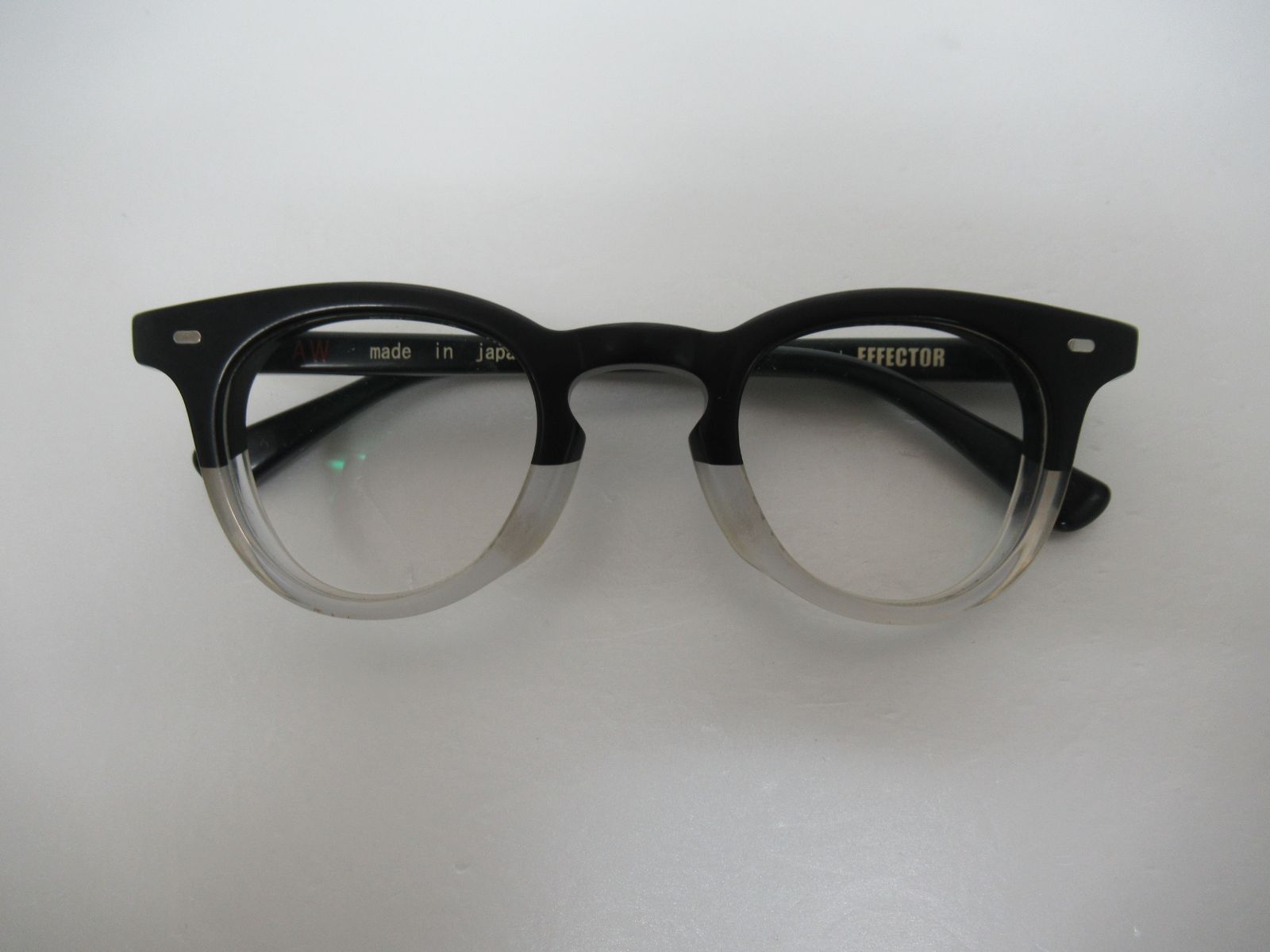 EFFECTOR　エフェクター .efiLevol　エフィレボル　AW　ボストン　メガネ　眼鏡　メンズ　レディース　ユニセックス　日本製　度入り　中古　人気　定番　激安　即購入OK　K669