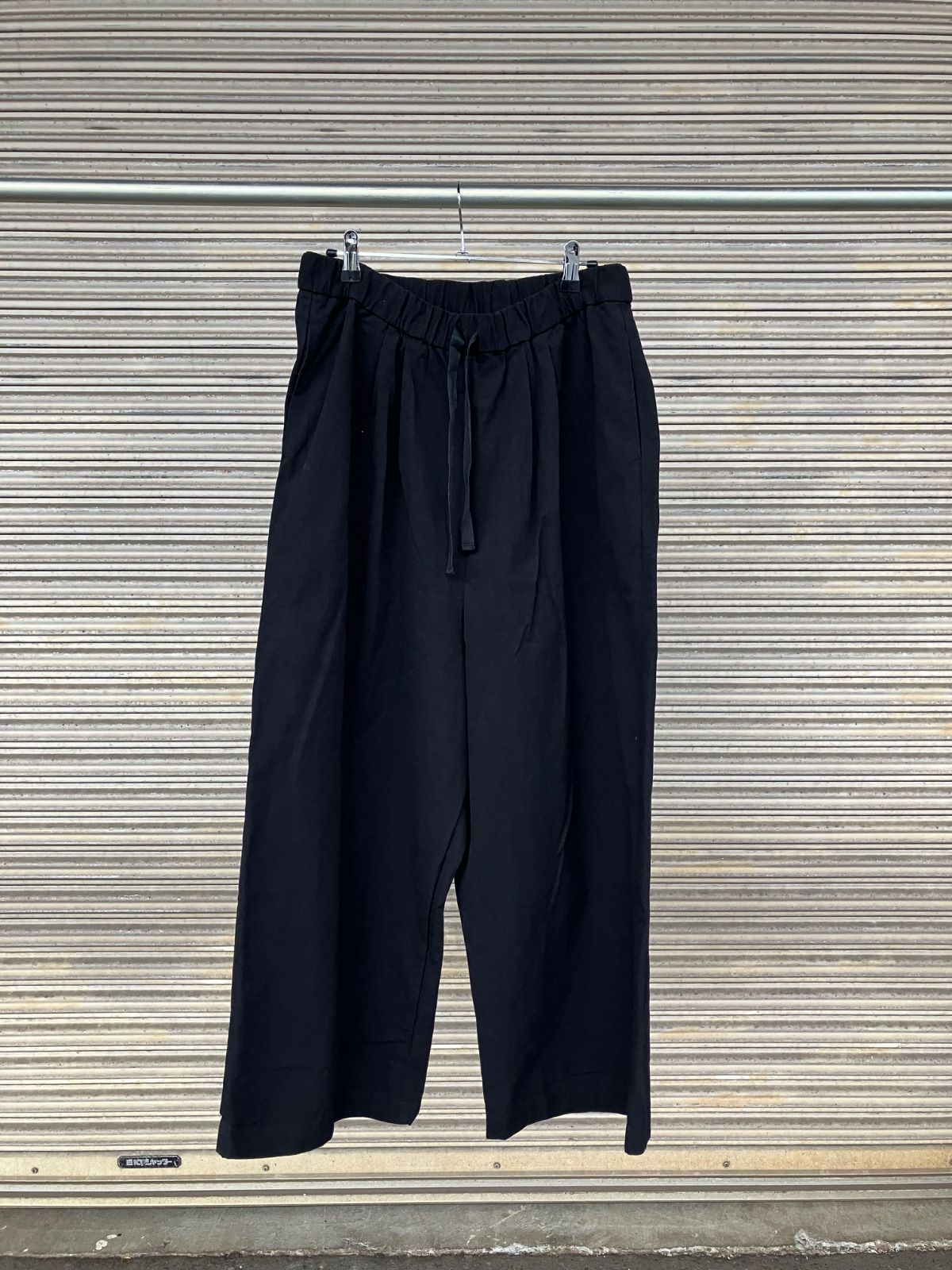未使用展示品　Gauze#　ワイドパンツ　ブラック