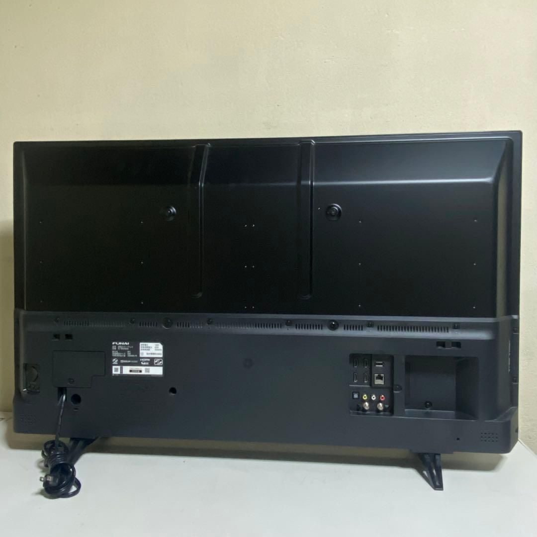 動作確認済】【中古】本体・リモコンのみ フナイ 43型 液晶テレビ 4K 