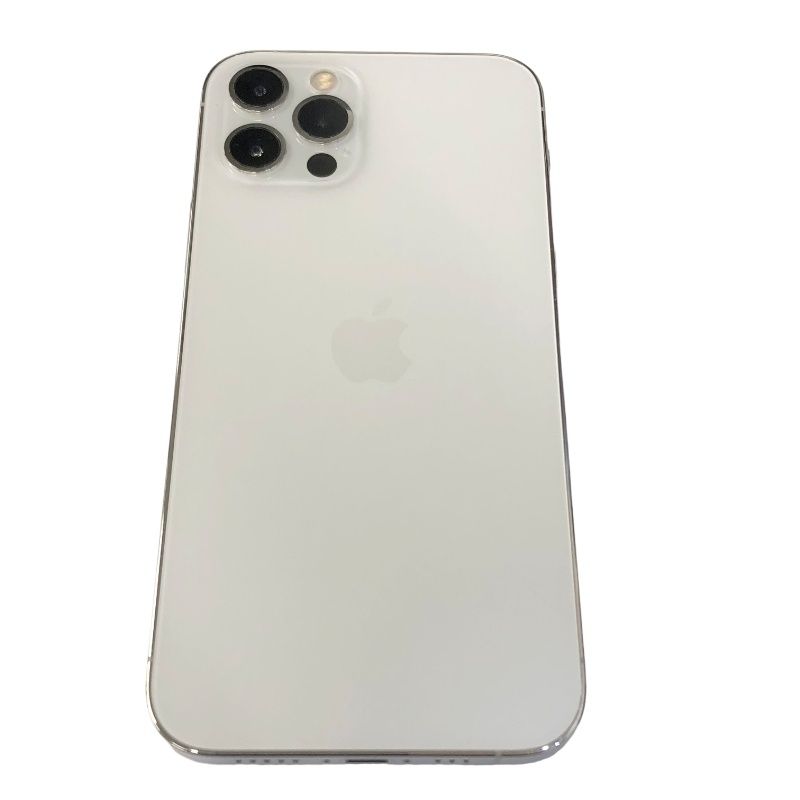 SIMフリー Apple iPhone 12 Pro 128GB MGM63J/A au ○判定 シルバー バッテリ最大容量86％ 【中古】 22605R90