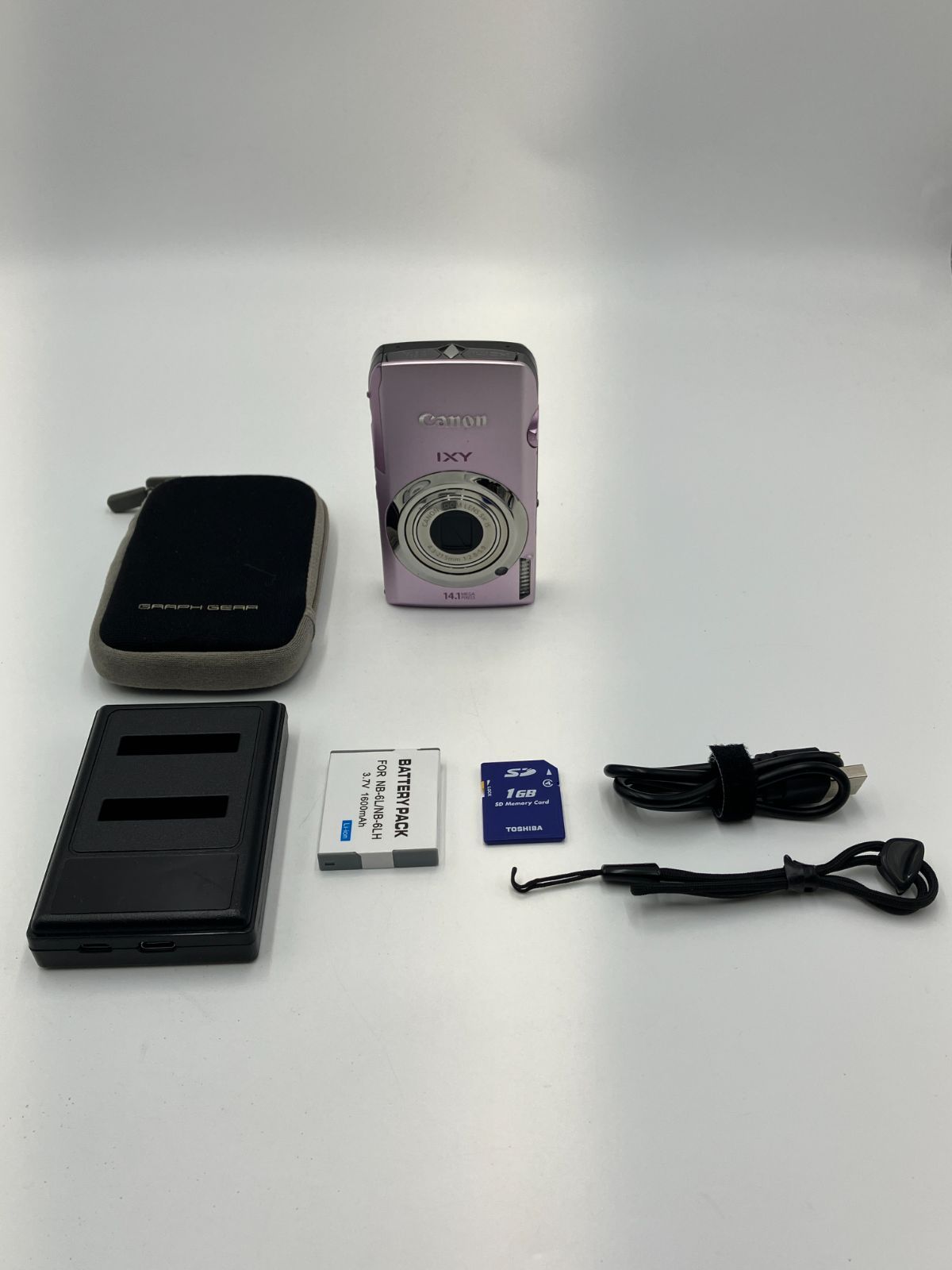 【動作確認済】Canon IXY 10S ピンク