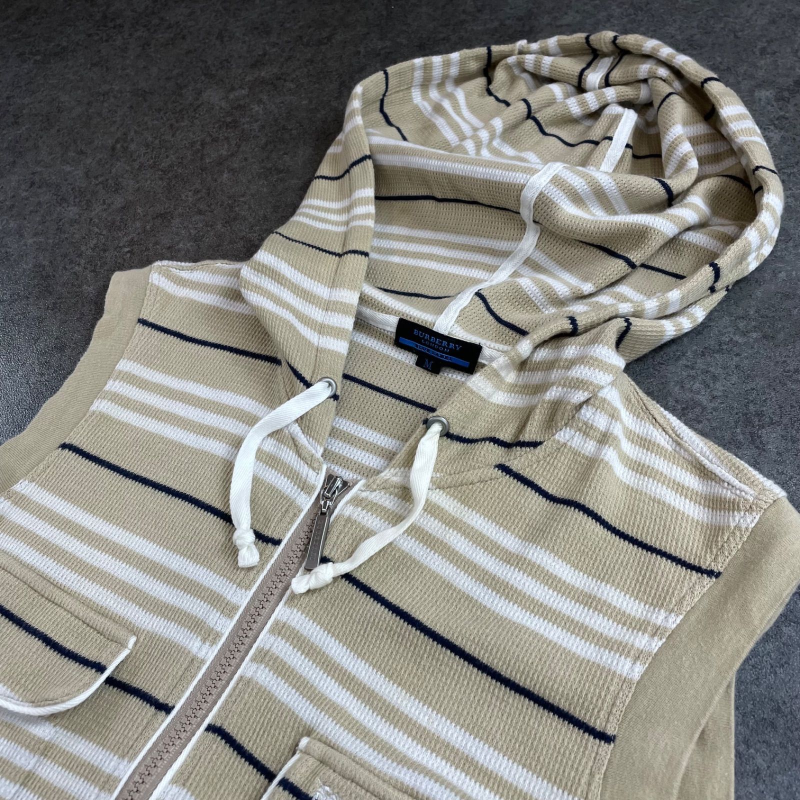 日本製 BURBERRY BLUE LABEL バーバリーブルーレーベル ノースリーブ 