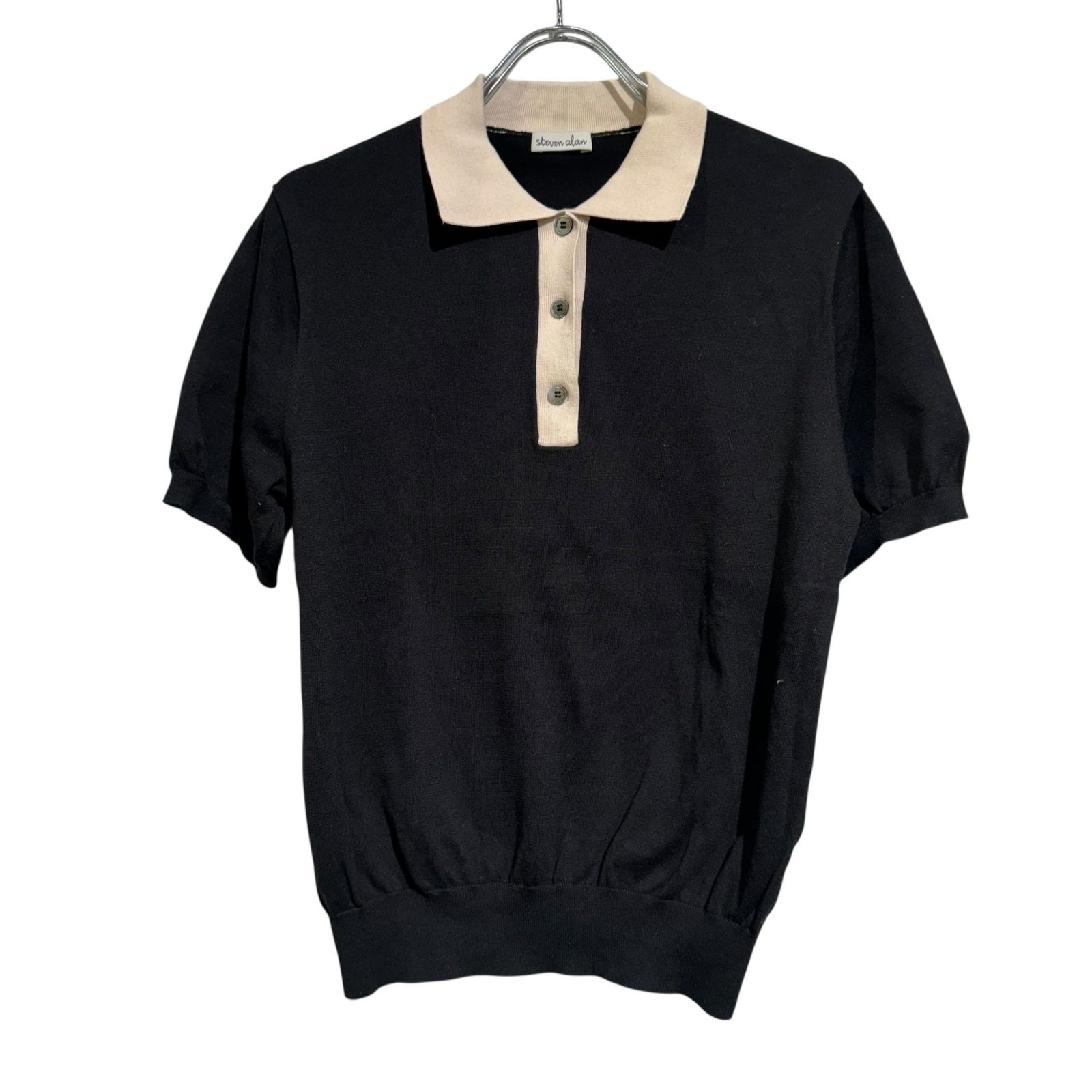 Steven Alan (スティーブンアラン) バイカラーショートスリーブポロ 