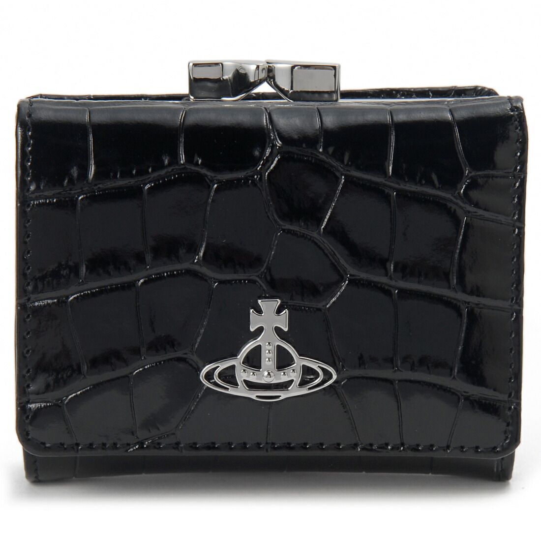 ヴィヴィアン ウエストウッド Vivienne Westwood 三つ折り財布 ブラック 51010018L0039N401