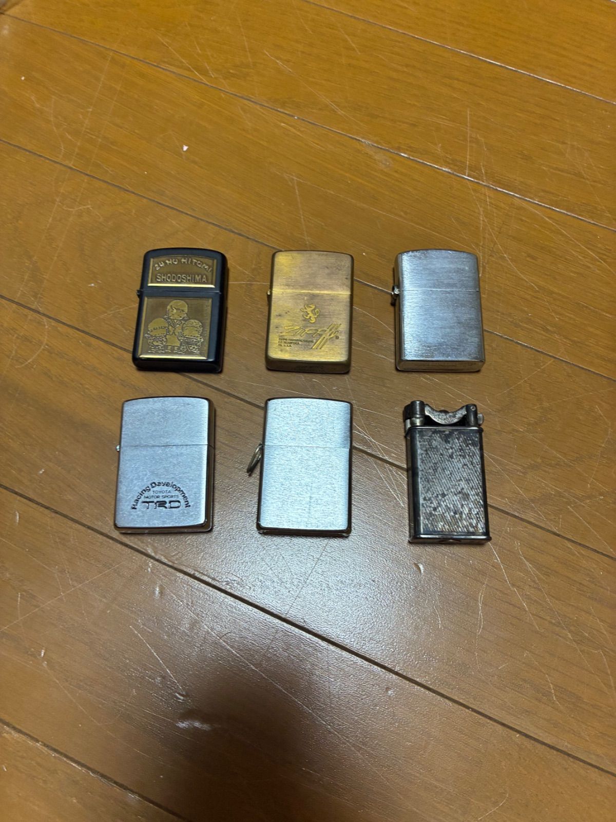 ZIPPO オイルライター 5点＋ガスライター1点 まとめ売り ジッポー 現状品