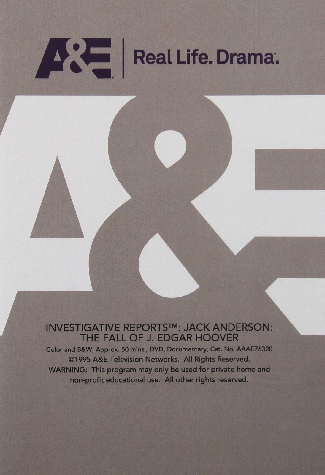 Jack Anderson: The Fall of J. Edgar Hoover [DVD]