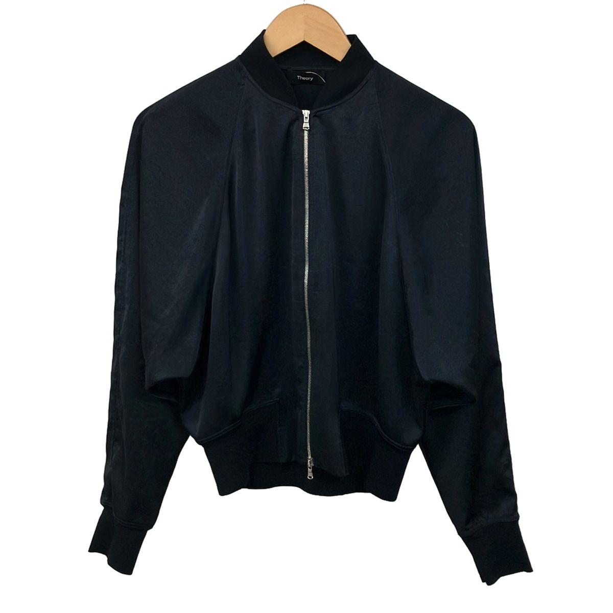 theory(セオリー) ブルゾン サイズS レディース美品 - 01-8304100-895-902 ダークネイビー 長袖/秋/春