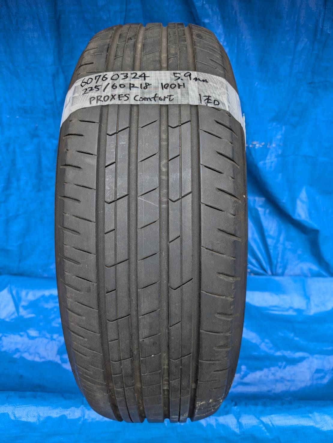 (6076) 225/60R18 100H PROXES Comfort 2024年製 単品【北海道・沖縄・個人宅は別途送料が必要　法人宛で送料無料！一般・個人のお客様も大歓迎！(説明欄参照)】