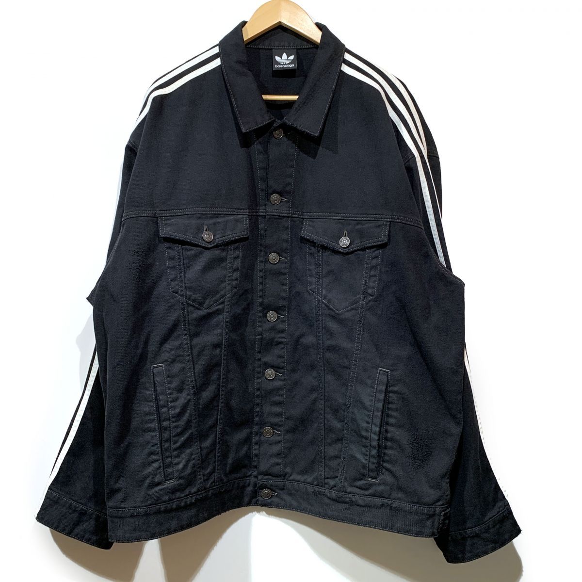 BALENCIAGA バレンシアガ x ADIDAS アディダス デニムジャケット サイズ2 724775 TNW54 ※中古 【津山店】