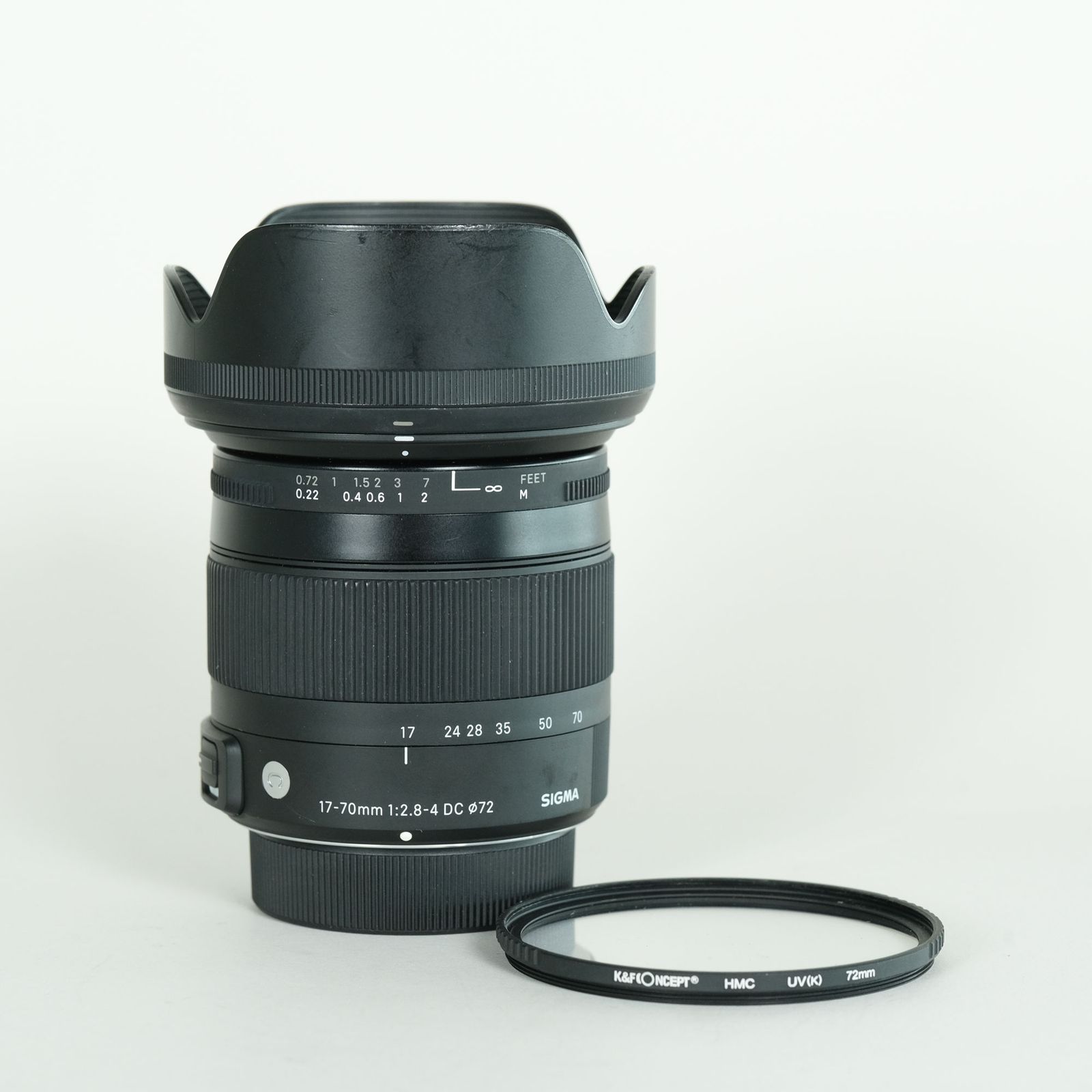 [良品 | フィルター付] SIGMA 17-70mm F2.8-4 DC MACRO OS HSM | Contemporary [ニコンF用] | Nikon Fマウント