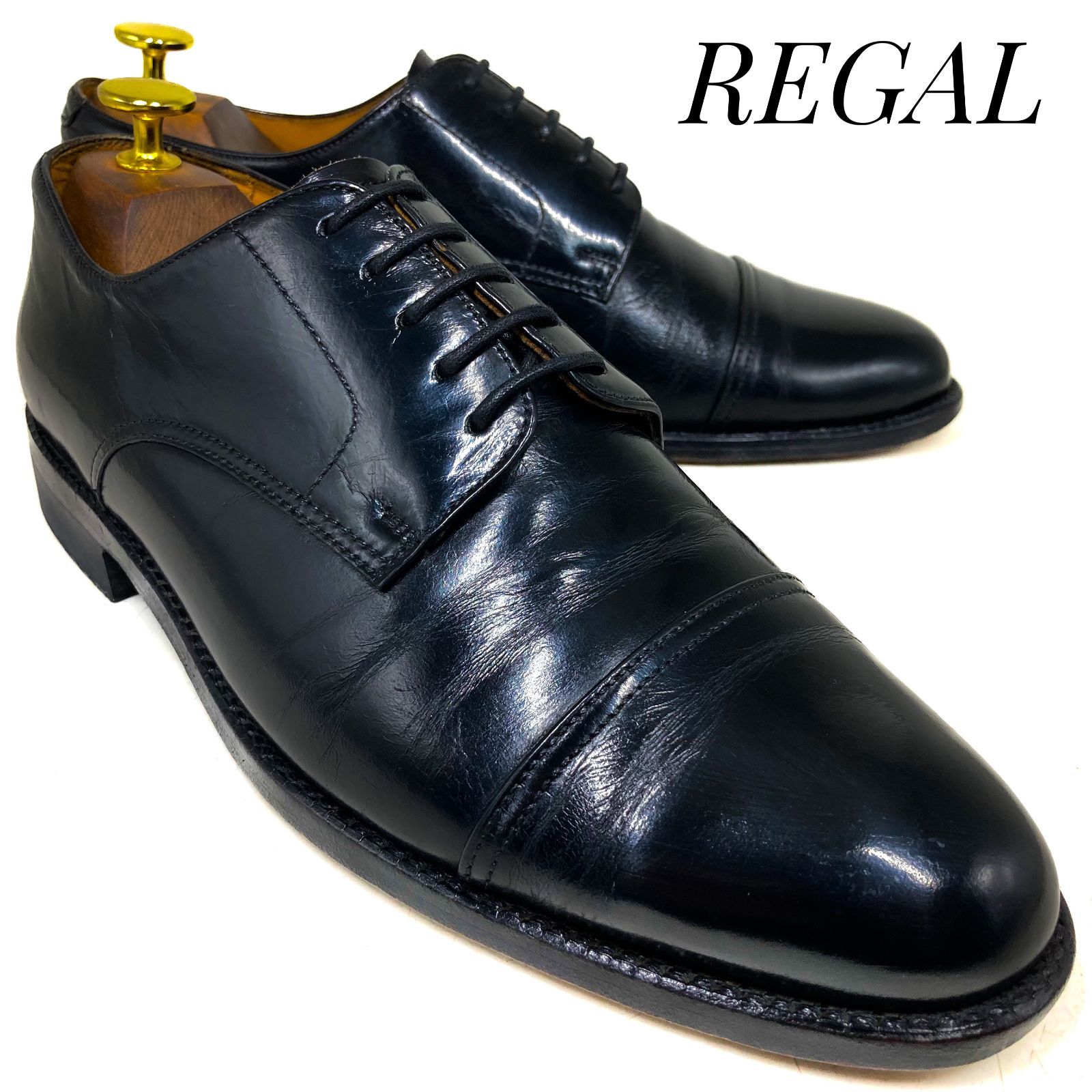 REGAL リーガル 内羽根式ストレートチップ レザーソール 2790 黒 