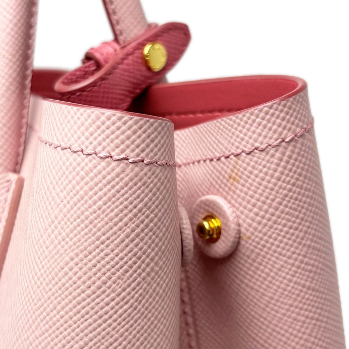 【中古】 プラダ PRADA ハンドバッグ 2WAY ダブルバッグ サフィアーノ キュイール レザー 1BG887 ピンク ゴールド レディース 【中古】 プラダ PRADA ハンドバッグ 2WAY ダブルバッグ サフィアーノ キュイール レザー 1BG887 ピンク ゴールド レディース