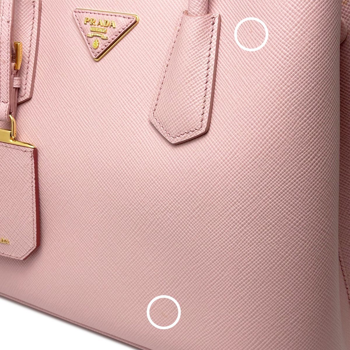 【中古】 プラダ PRADA ハンドバッグ 2WAY ダブルバッグ サフィアーノ キュイール レザー 1BG887 ピンク ゴールド レディース 【中古】 プラダ PRADA ハンドバッグ 2WAY ダブルバッグ サフィアーノ キュイール レザー 1BG887 ピンク ゴールド レディース