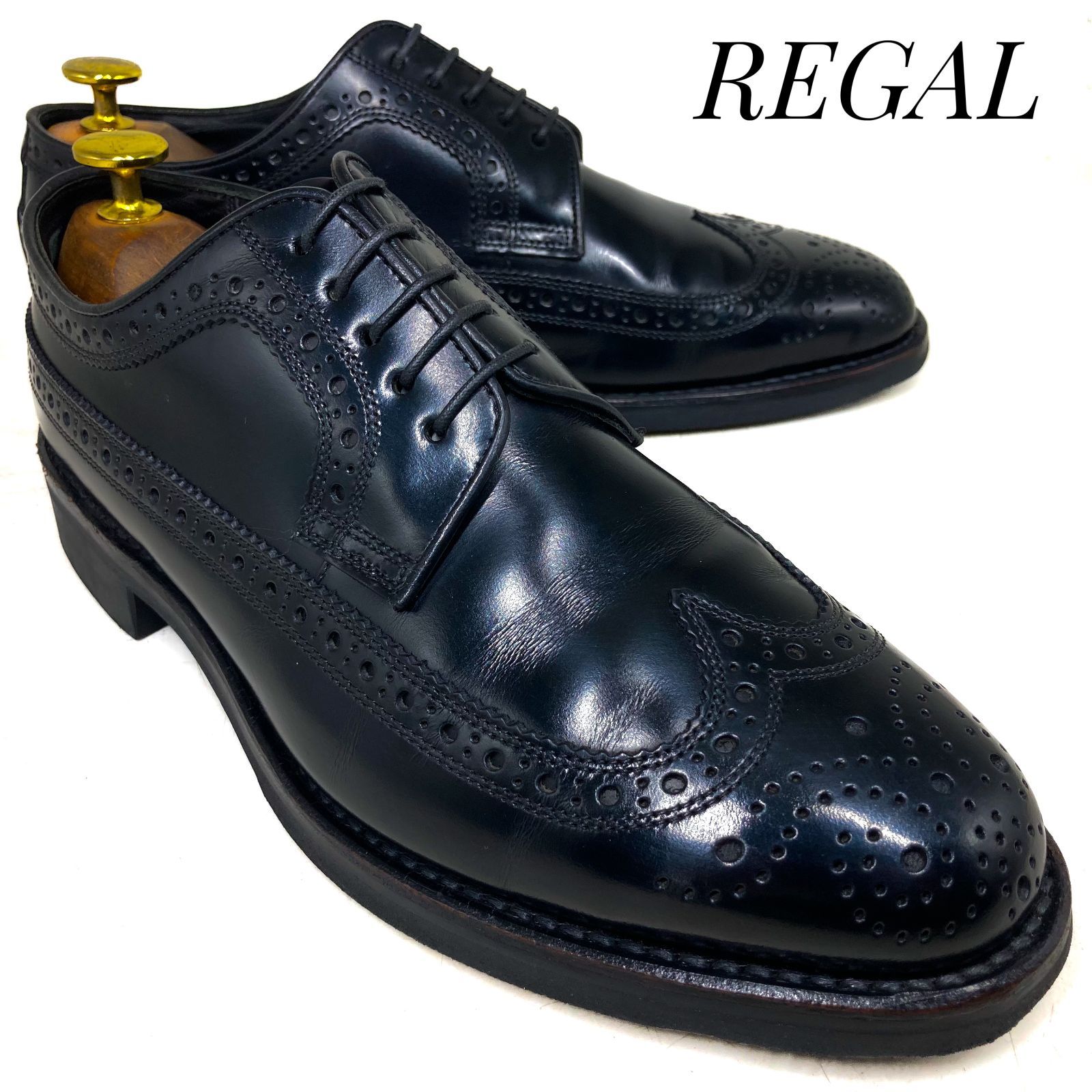 REGAL リーガル ウィングチップ アメリカンブローグ フルブローグ W255