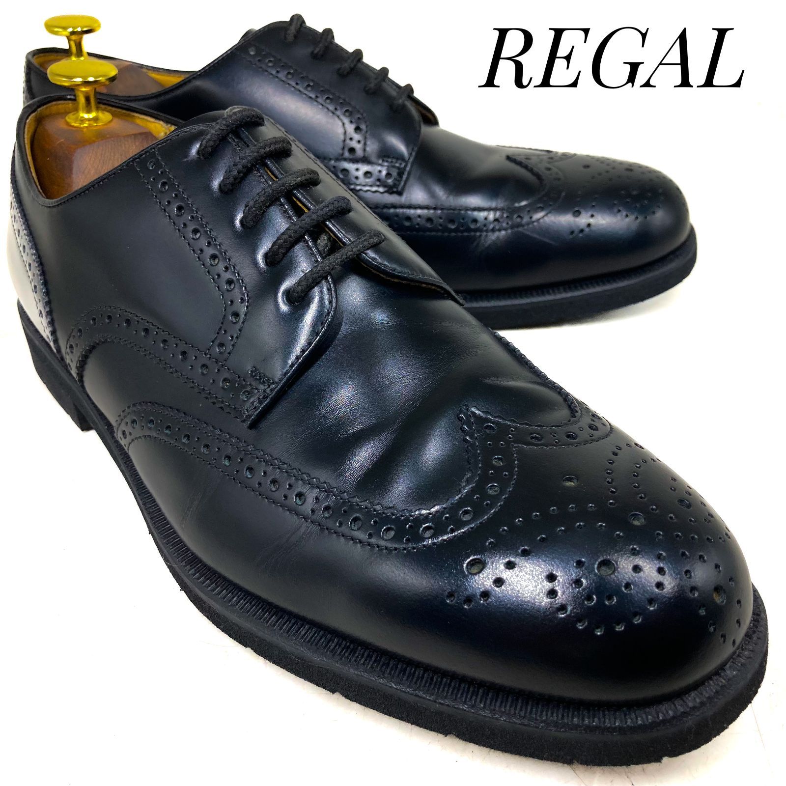 ほぼ未使用】REGAL リーガルウォーカー EARTH GRIP ウィングチップ 