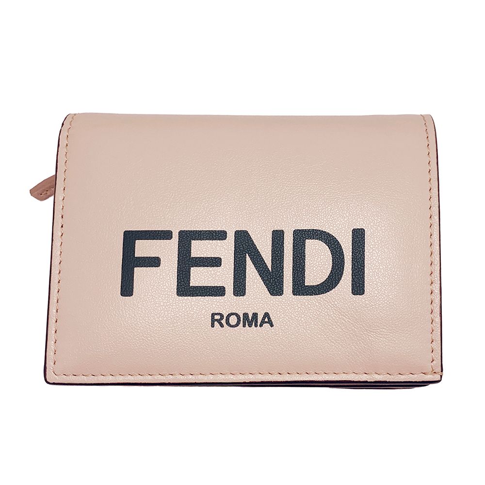 フェンディ FENDI 8М0420 スモールウオレット ロゴ 二つ折りコンパクトウオレット 財布 フェンディローマレディース メンズ 8M0420