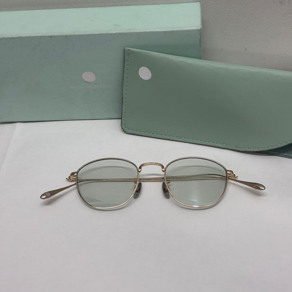 NOCHINO OPTICAL ノチノオプティカル KOUGETSU CHAMPAGNE GOLD サングラス NOCHINO-N13 ゴールド 【中目黒B06】