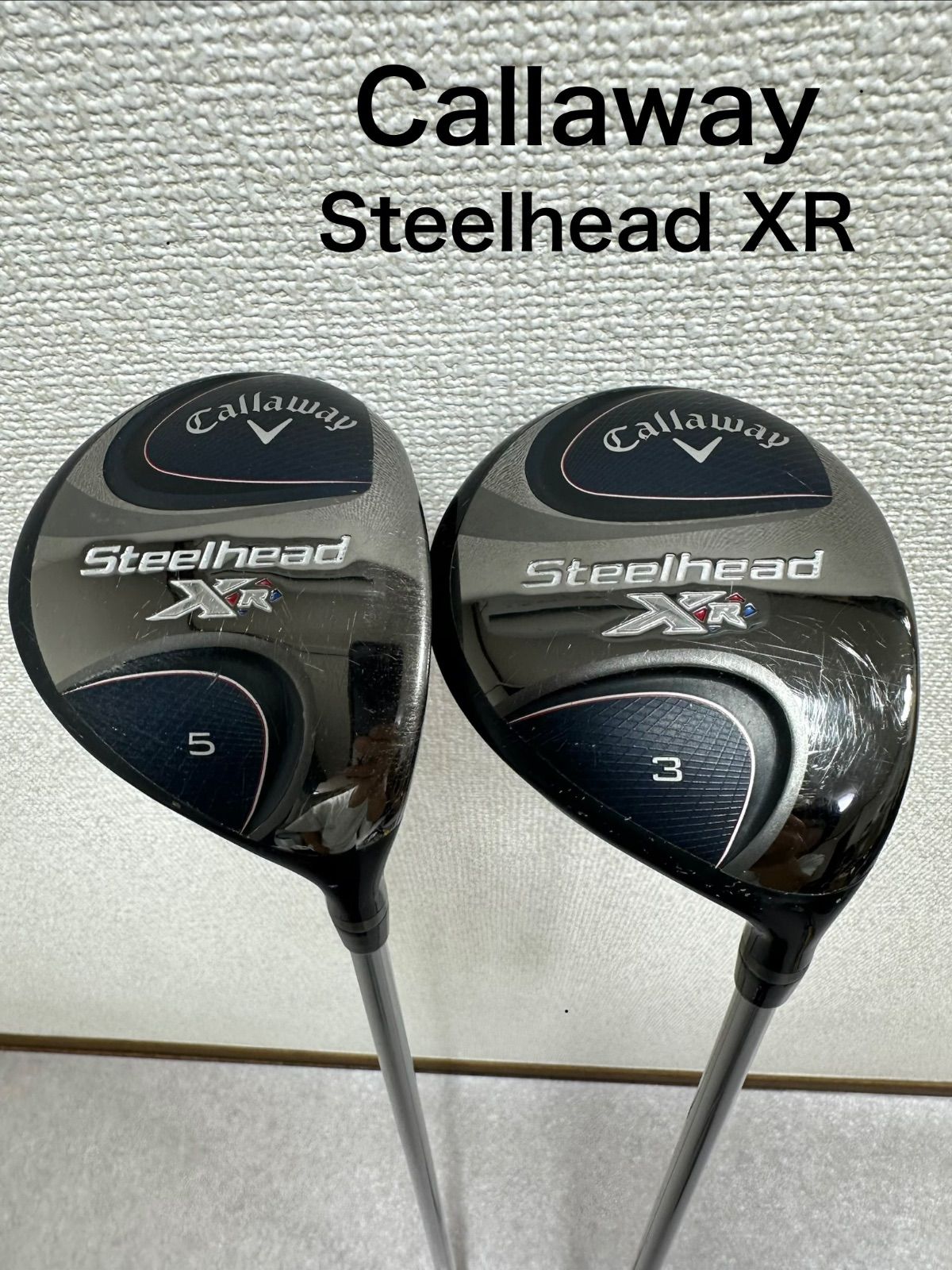 【中古】Callaway Steelhead XR 3番5番 フェアウェイウッド シャフトS 2本セット