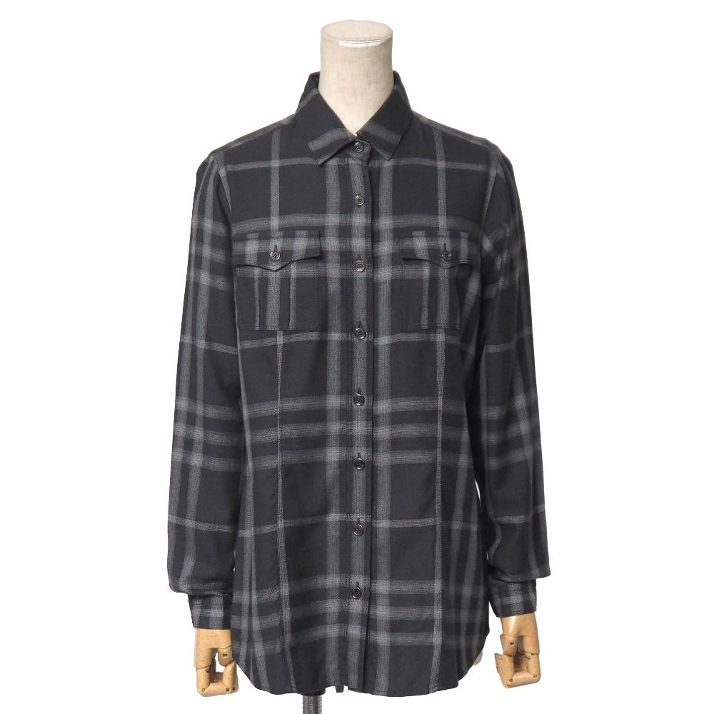 ■美品■BURBERRY バーバリー 長袖シャツ サイズ38 チェック ブランド古着【中古】20260608/RA9610