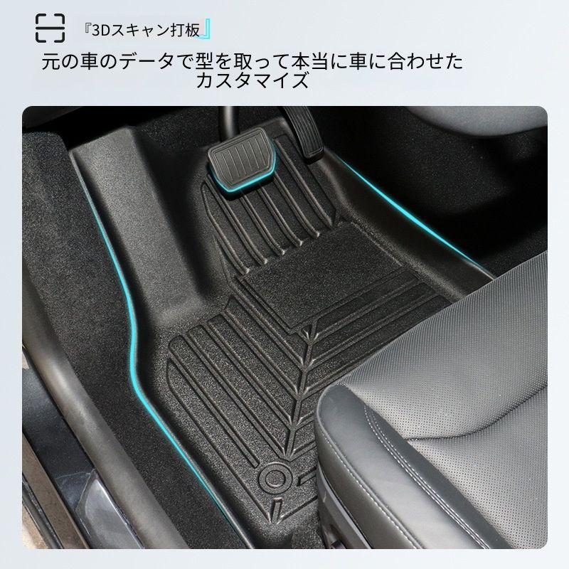 【送料無料】ホンダ シビック 24款 Honda Civic 2024 専用 TPE フロアマット 全周囲 シングルレイヤー 防水 環境配慮 高級感 フィット感 傷防止 滑り止め 簡単洗浄 耐久性 簡単装着 1セット