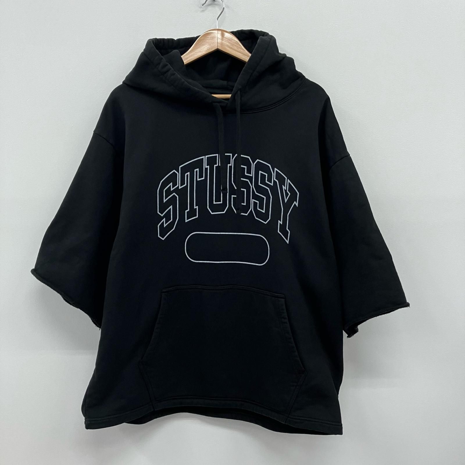 【イオン広店】 中古 STUSSY | ステューシー パーカー BOXY CROPPED HOODIE ブラック サイズ：XL 【103】