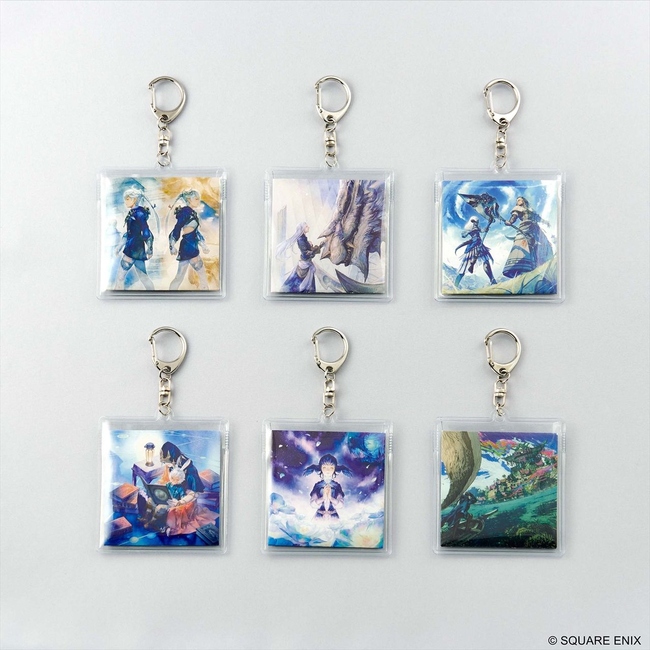 【スクウェア・エニックス】ファイナルファンタジー XIV ミュージックコレクションキーチェーン バイナルシリーズ Vol. 2 1BOX入数:6