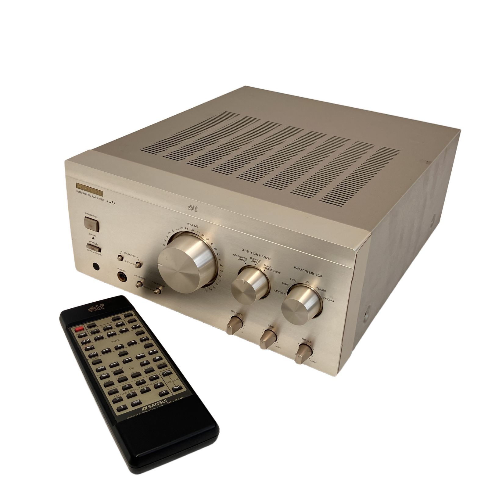 SANSUI A-α77 プリメインアンプ サンスイ オーディオ 音響機材 中古 Z11319388