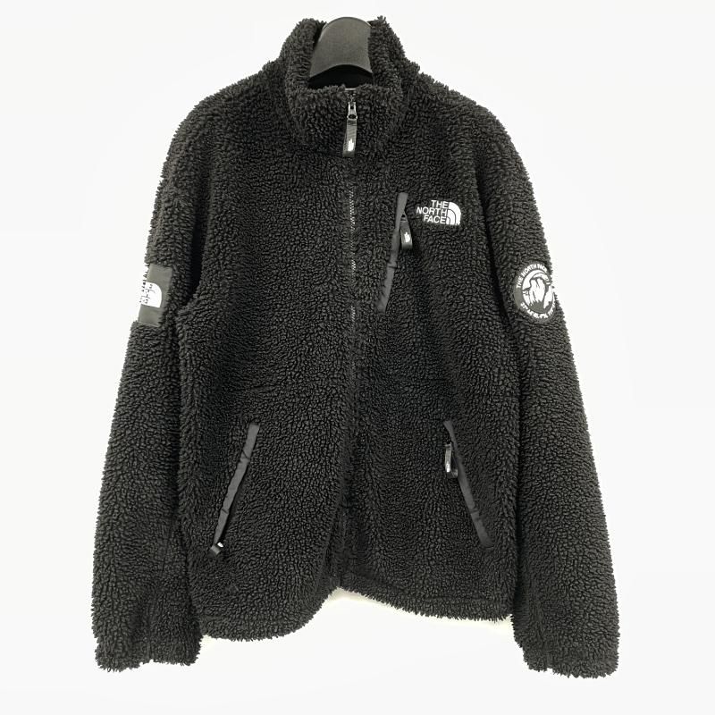 【中古】THE NORTH FACE WHITE LABEL RIMO FLEECE JACKET サイズM ブラック NJ4FN50L ザノースフェイス[17]