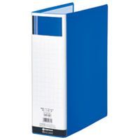 パイプ式ファイル両開きSE青10冊D178J-10BL【ジョインテックス】