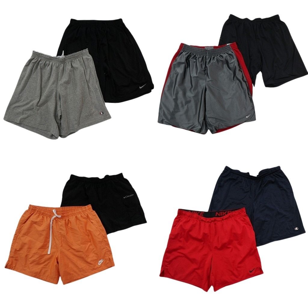 古着卸 まとめ ブランドMIX ショートパンツ 8枚セット ( メンズ XL ) コロンビア ナイキ チャンピオン アンダーアーマー 中古 古着 NF1124